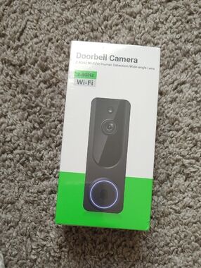 Wi‑Fi Doorbell Camera (Black)